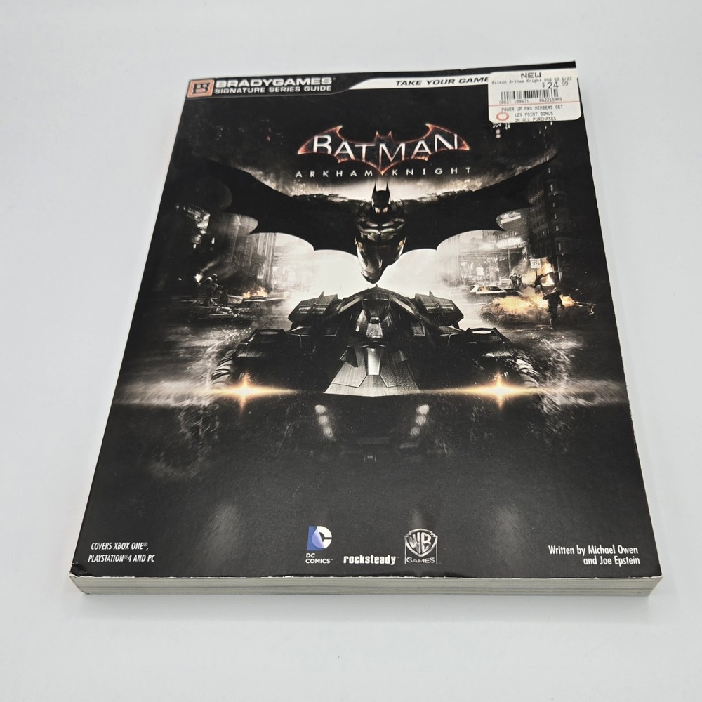 Bradygames Batman‎ Arkham Knight Signature Series Guide Strategy EUC